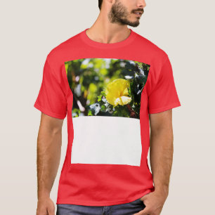 gelbes Hibiskus-T-Shirt T-Shirt