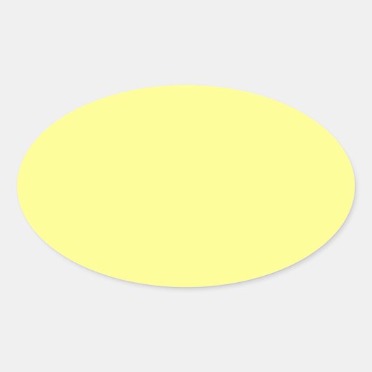 Gelbes Hintergrundbild Ovaler Aufkleber (Vorderseite)