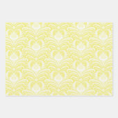 Gelbes Hochzeitspapier-Set Geschenkpapier Set (Vorderseite 3)