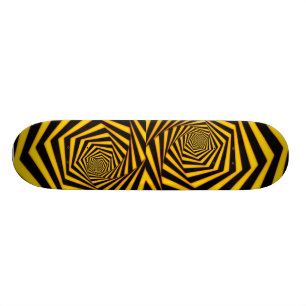 Gelbes Jacke-Skateboard Skateboard