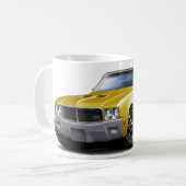 Gelbes Kabriolett 1970-72 Buicks GS Kaffeetasse (Vorderseite Links)