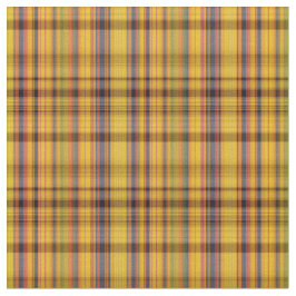 Gelbes, Kariertes, gelbes Gold-Stoff mit blauem Gr Stoff