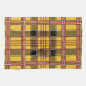 gelbes kariertes Küchentuch (Horizontal)