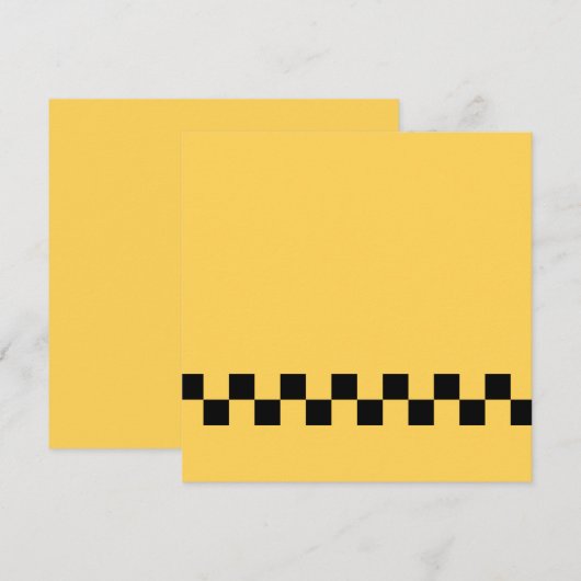 Gelbes kariertes Muster (Vorne/Hinten)