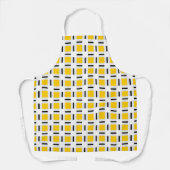 Gelbes Kariertes Muster Schürze (Vorderseite)