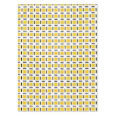 Gelbes Kariertes Muster Tischdecke (Vorderseite)