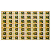 Gelbes Karo Wacholdergewebe Stoff (Fat Quarter (45,7 x 55,9 cm))