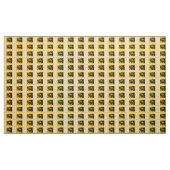 Gelbes Karo Wacholdergewebe Stoff (Yard (91,4 cm))