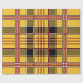 gelbes Karopapier Geschenkpapier (Flach)