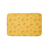 Gelbes Käse-Muster Badematte (Vorderseite)