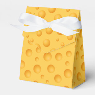 Gelbes Käse-Muster Geschenkschachtel