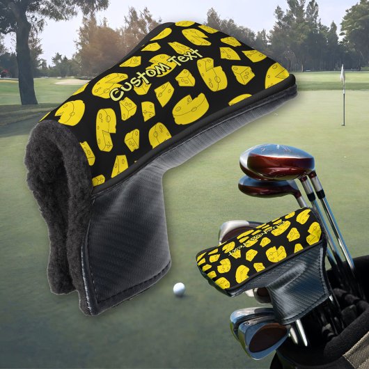 Gelbes Käse Muster Golf Head Cover Headcover