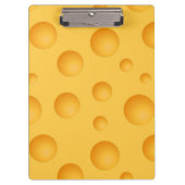 Gelbes Käse-Muster Klemmbrett (Vorderseite)