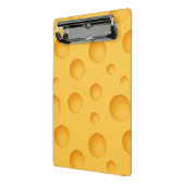 Gelbes Käse-Muster Mini Klemmbrett (Gewinkelt2)