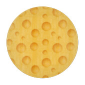 Gelbes Käse-Muster Schneidebrett (Vorderseite)