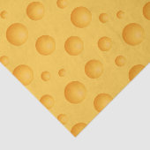 Gelbes Käse-Muster Seidenpapier (Ausschnitt)