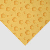 Gelbes Käse-Muster Seidenpapier (Ausschnitt)