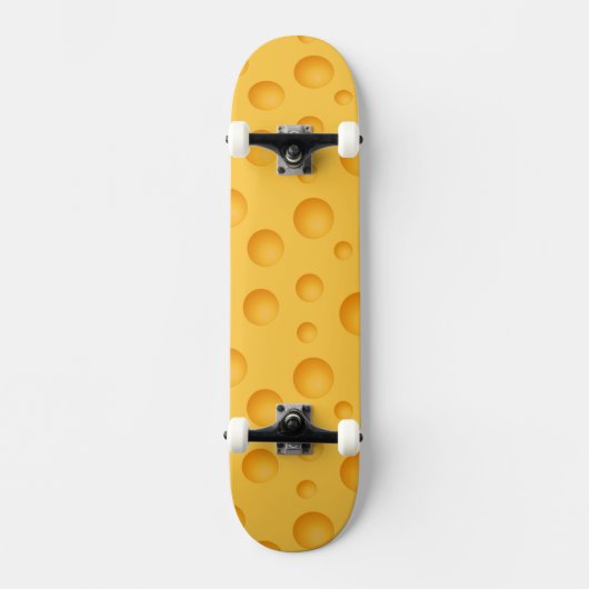 Gelbes Käse-Muster Skateboard (Vorderseite)