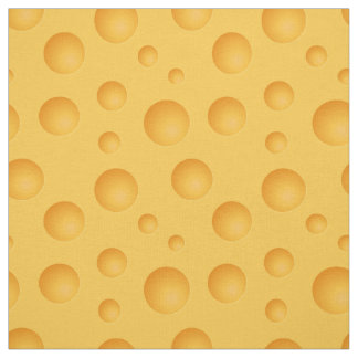 Gelbes Käse-Muster Stoff
