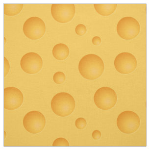 Gelbes Käse-Muster Stoff