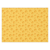 Gelbes Käse-Muster Tischdecke (Vorderseite (Horizontal))