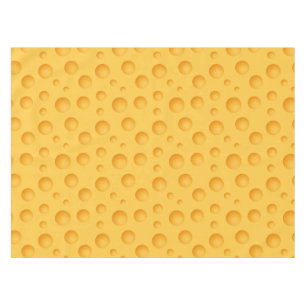 Gelbes Käse-Muster Tischdecke