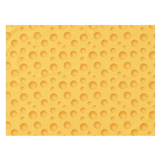 Gelbes Käse-Muster Tischdecke (Vorderseite (Horizontal))