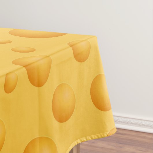 Gelbes Käse-Muster Tischdecke (Beispiel)