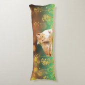 Gelbes Kätzchen Kissen (Vorderseite Vertikal)