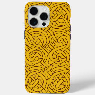 🌟 gelbes keltisches Muster in Interelacs ✨ Case-Mate iPhone Hülle