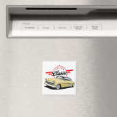 Gelbes klassisches Auto Magnet (In Situ (Geschirrspüler))