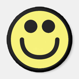 Gelbes klassisches Gesicht Magnet