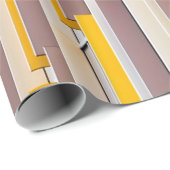 GELBES KONKRETES GEBÄUDE AM TAG GESCHENKPAPIER (Rolleneckpunkt)