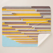 GELBES KONKRETES GEBÄUDE AM TAG SHERPADECKE (Vorderseite (Horizontal))