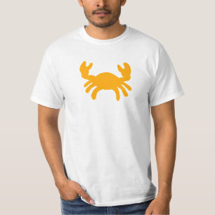 Gelbes Krebs-Sternzeichen-Kunstwerk – Krebs Astrol T-Shirt