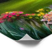 Gelbes Kreuz-Poster Poster (Ecke)