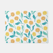 Gelbes Kronleuchter Blumenmuster - naturlich Inspi Fußmatte (Vorderseite)