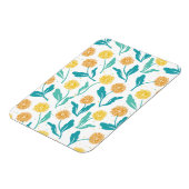 Gelbes Kronleuchter Blumenmuster - naturlich Inspi Magnet (Linke Seite)