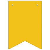 Gelbes Kronleuchter Blumenmuster - naturlich Inspi Wimpelkette (Zweite Fahne)