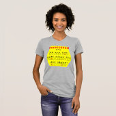 Gelbes Kryptogramm T-Shirt (Vorne ganz)
