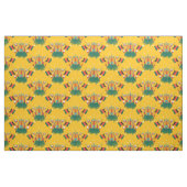gelbes Kwanzaa-Stoff Stoff (Fat Quarter (45,7 x 55,9 cm))