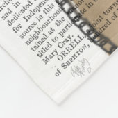 Gelbes Labrador, formales Hound und Hut Fleecedecke (Ecke)