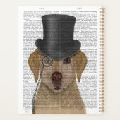 Gelbes Labrador, formales Hound und Hut Planer (Rückseite)