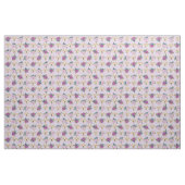Gelbes Labrador lila Blumenmuster Stoff (Fat Quarter (45,7 x 55,9 cm))