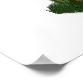 Gelbes Labrador Mischrasse Hundepopster Poster (Ecke)