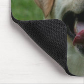 Gelbes Labrador mousepad (Ecke)