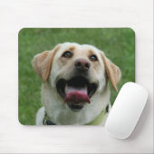 Gelbes Labrador mousepad (Mit Mouse)