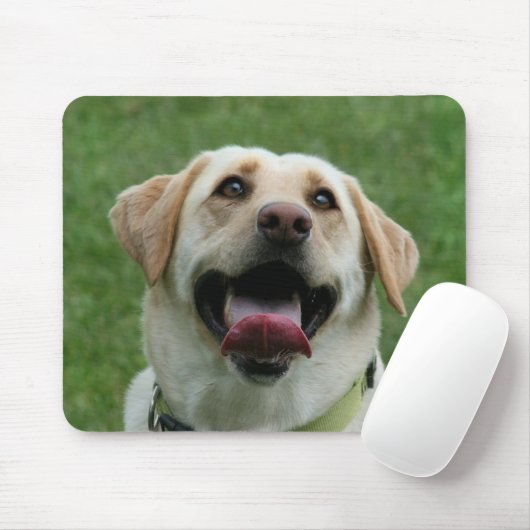 Gelbes Labrador mousepad (Mit Mouse)