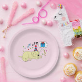 Gelbes Labrador Pappteller (Party)