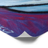 Gelbes Labrador Poster (Ecke)